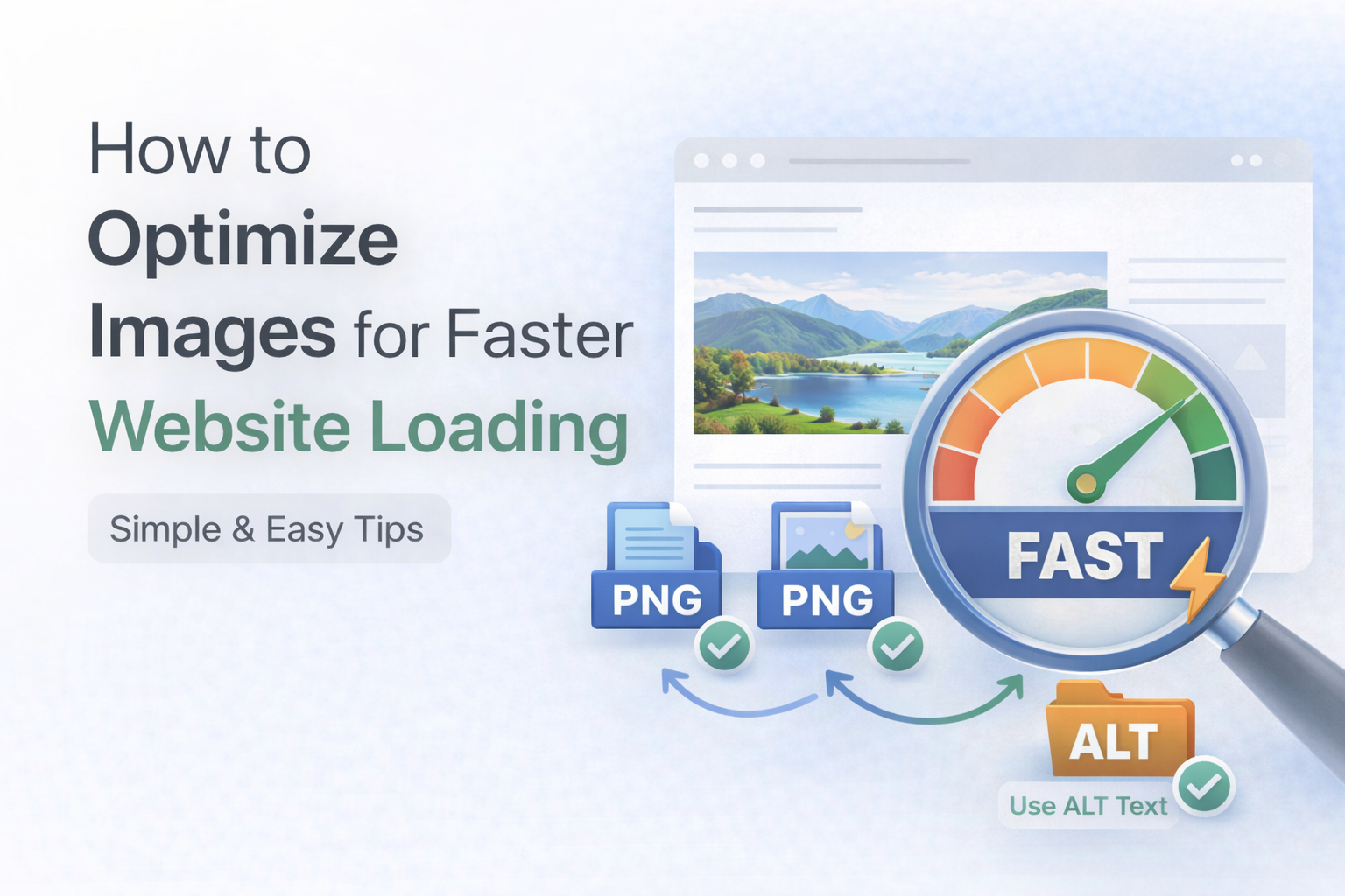 how to optimize images for faster website loading