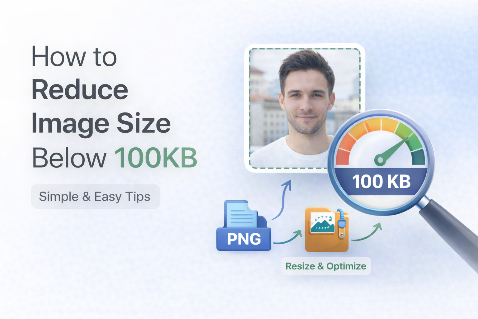 how to reduce image size below 100kb