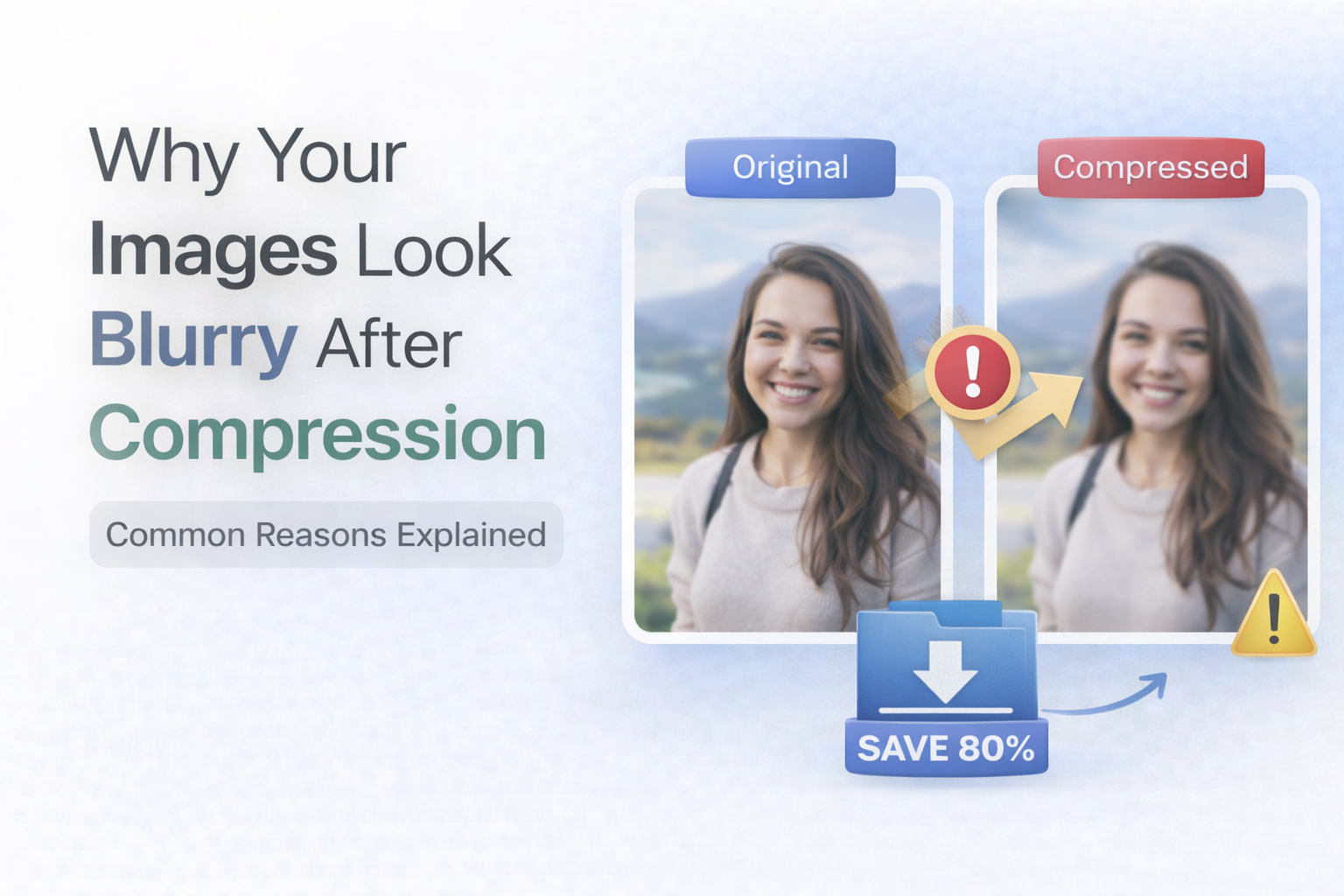 why your images look blurry after compression